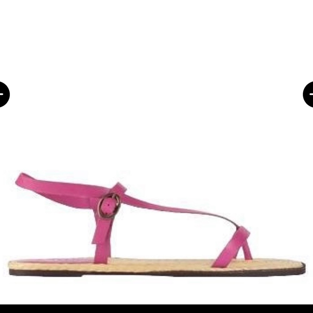 NWB Farm Rio Pink Cross Strap Sandal. Size 9.5. Fabulous! FINAL CALL - STEAL - Picture 4 of 7